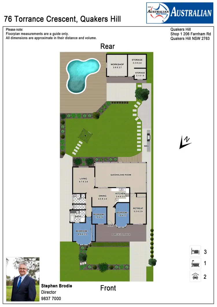 Floorplan of Homely house listing, 76 Torrance Crescent, Quakers Hill NSW 2763