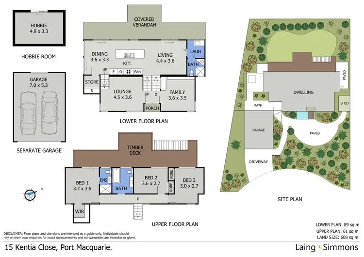 Floorplan of Homely house listing, 15 Kentia Close, Port Macquarie NSW 2444