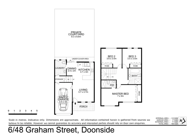 Floorplan of Homely townhouse listing, 6/48-50 Graham Street, Doonside NSW 2767