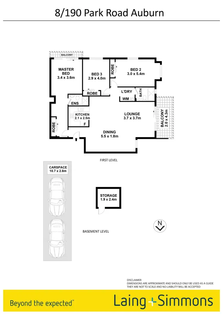 Floorplan of Homely unit listing, 8/190 Park Road, Auburn NSW 2144