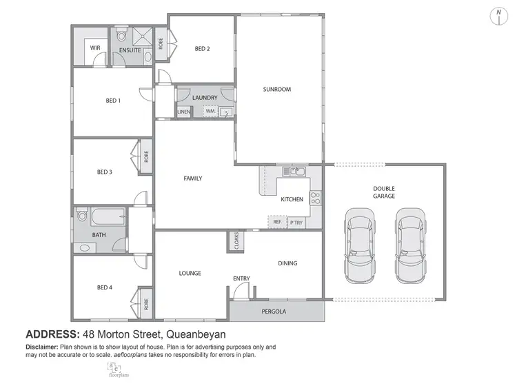 Floorplan of Homely house listing, 48 Morton Street, Queanbeyan NSW 2620