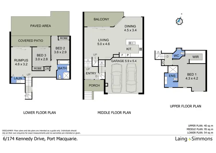 Floorplan of Homely townhouse listing, 6/174 Kennedy Drive, Port Macquarie NSW 2444