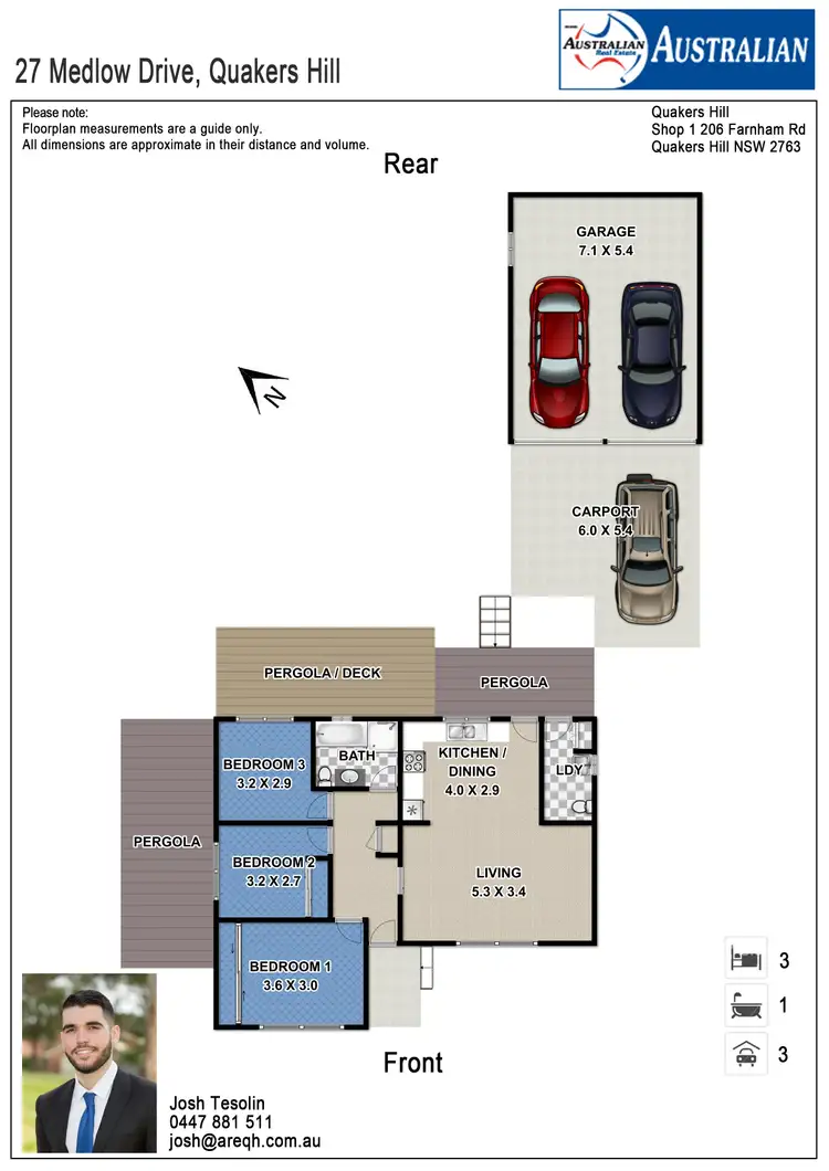 Floorplan of Homely house listing, 27 Medlow Drive, Quakers Hill NSW 2763