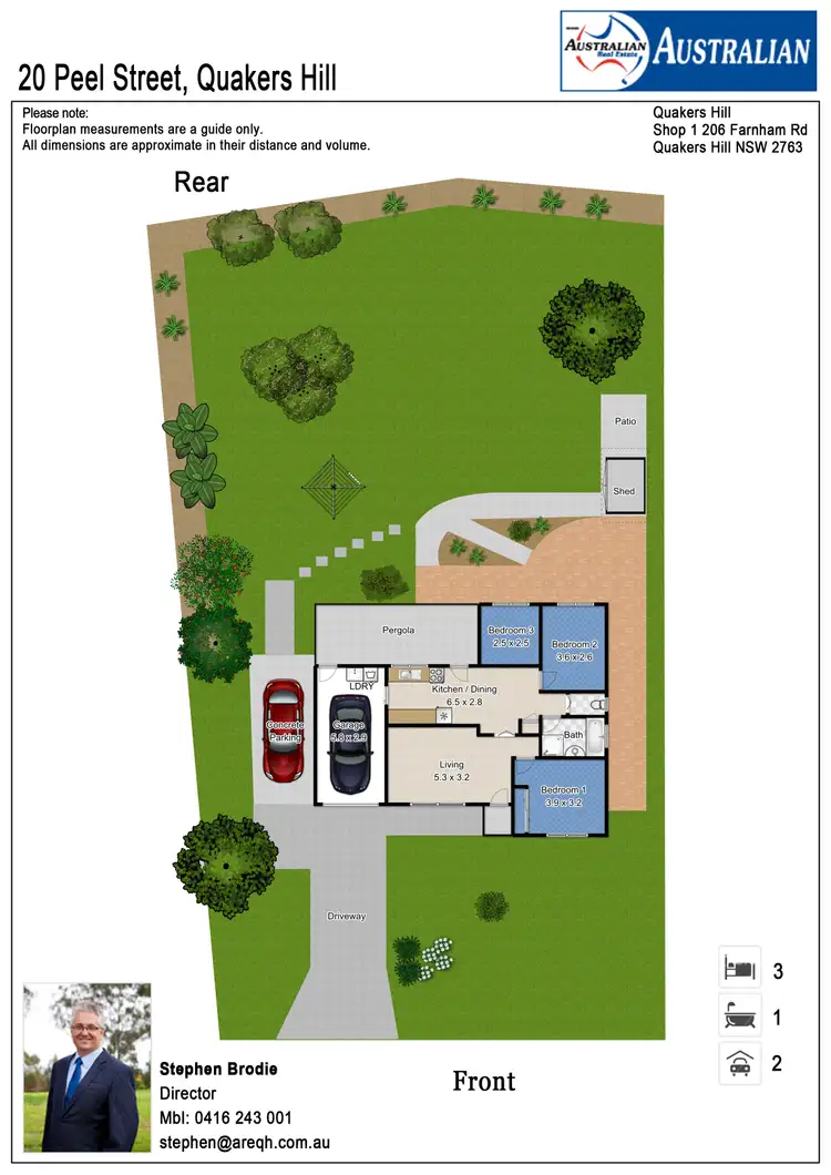 Floorplan of Homely house listing, 20 Peel Street, Quakers Hill NSW 2763