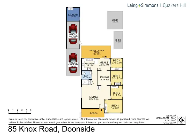 Floorplan of Homely house listing, 85 Knox Road, Doonside NSW 2767