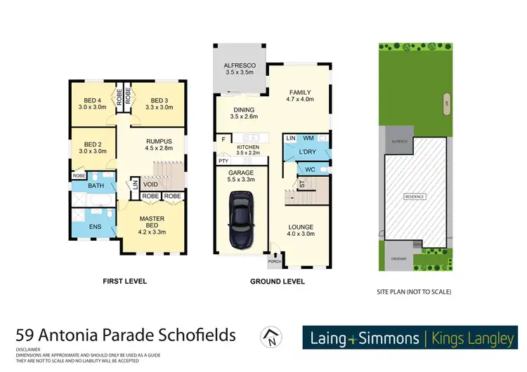 Floorplan of Homely house listing, 59 Antonia Parade, Schofields NSW 2762