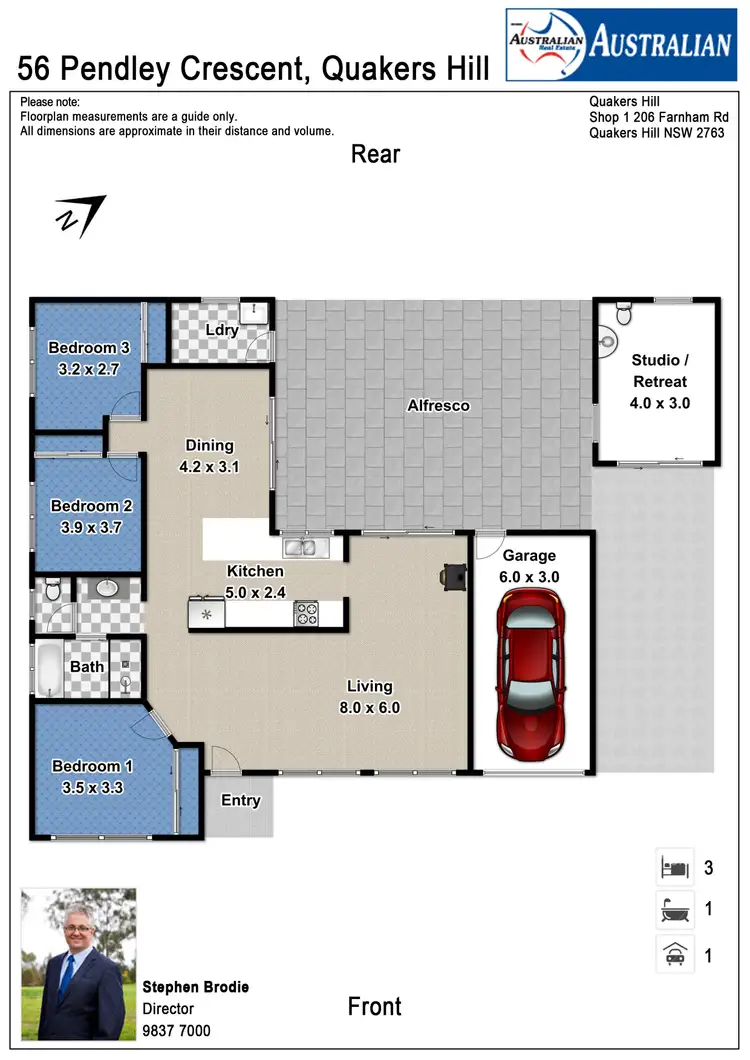 Floorplan of Homely house listing, 56 Pendley Crescent, Quakers Hill NSW 2763