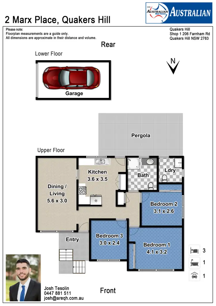 Floorplan of Homely house listing, 2 Marx Place, Quakers Hill NSW 2763