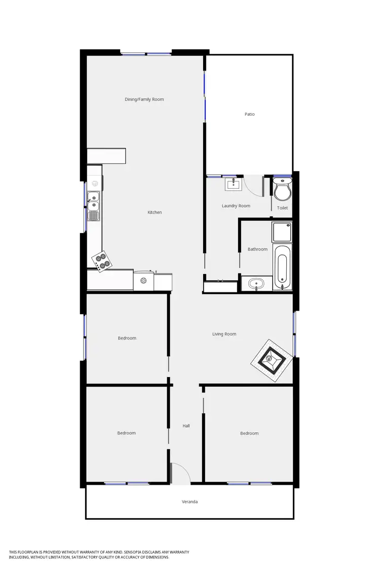 Floorplan of Homely house listing, 134 Inch Street, Lithgow NSW 2790