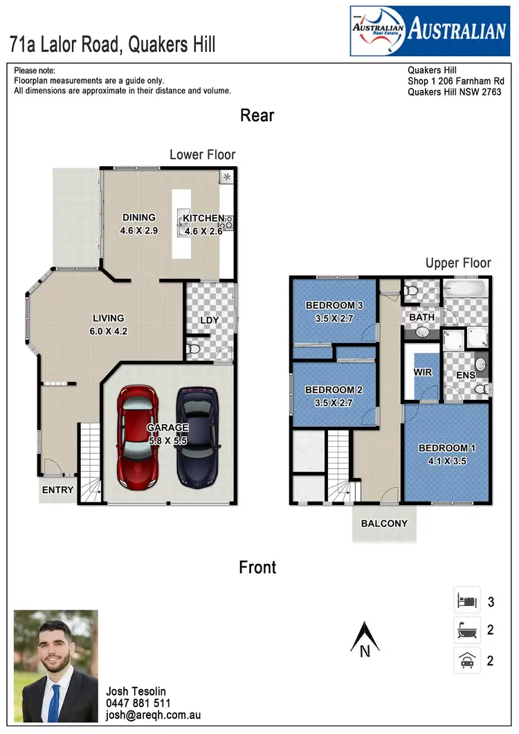 Floorplan of Homely house listing, 71a Lalor Road, Quakers Hill NSW 2763