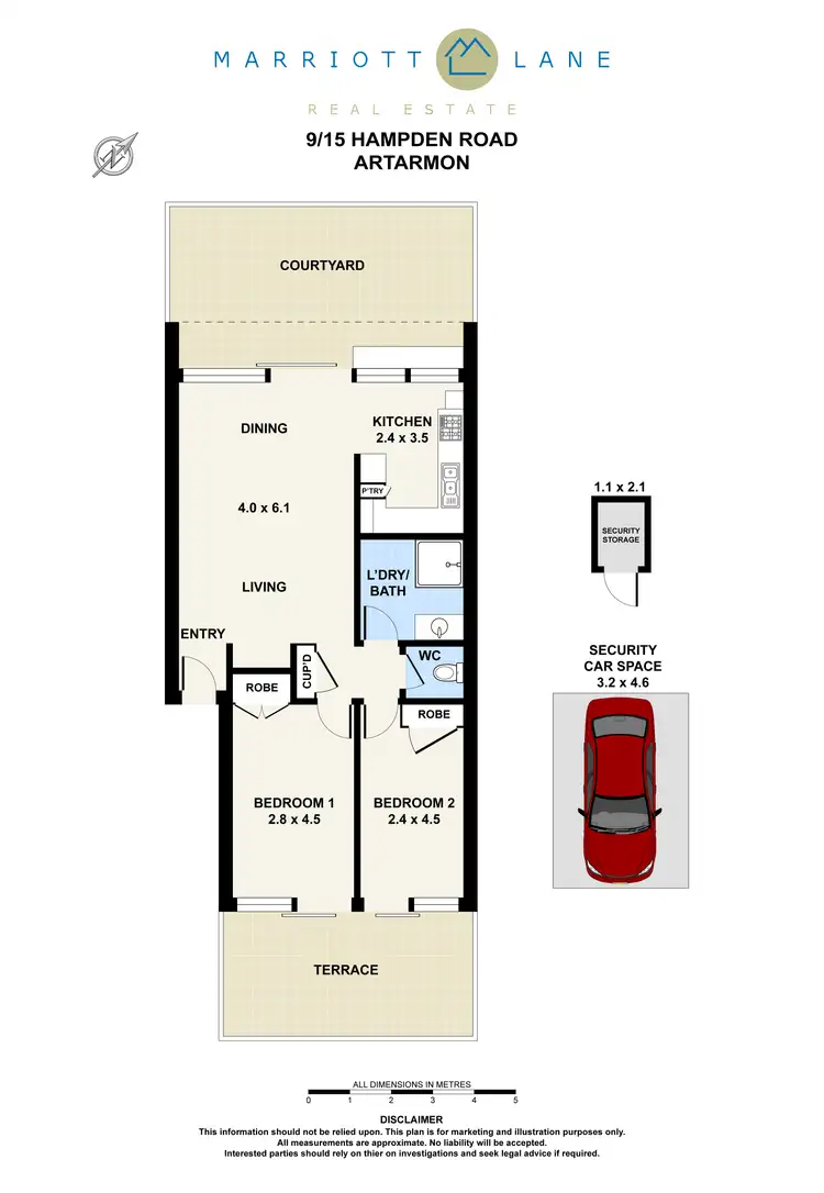 Floorplan of Homely apartment listing, 9/15 Hampden Road, Artarmon NSW 2064