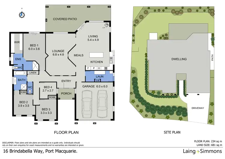 Floorplan of Homely house listing, 16 Brindabella Way, Port Macquarie NSW 2444