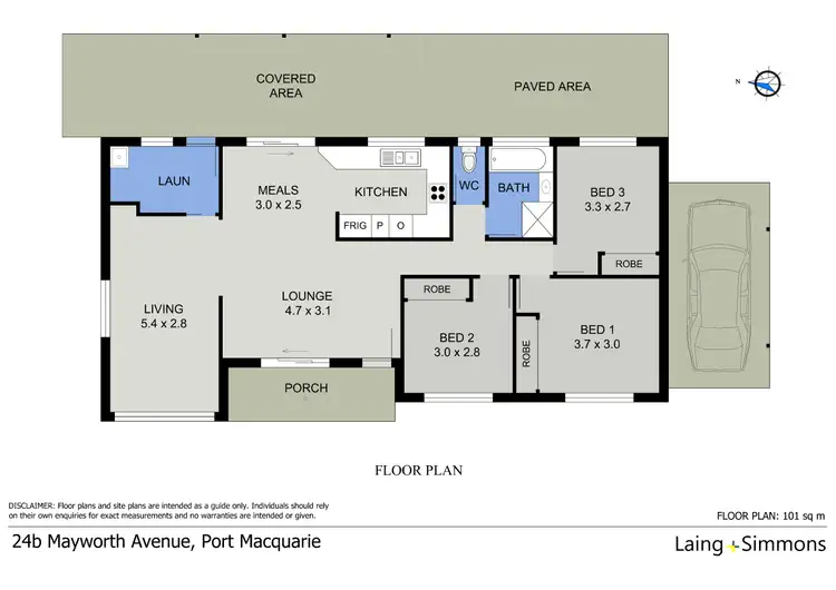 Floorplan of Homely house listing, 24B Mayworth Avenue, Port Macquarie NSW 2444