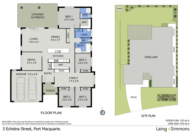 Floorplan of Homely house listing, 3 Echidna Street, Port Macquarie NSW 2444