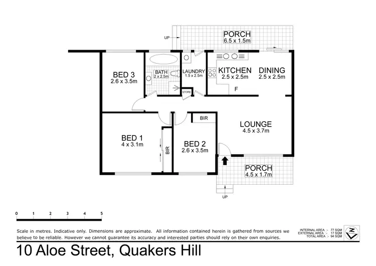 Floorplan of Homely house listing, 10 Aloe Street, Quakers Hill NSW 2763