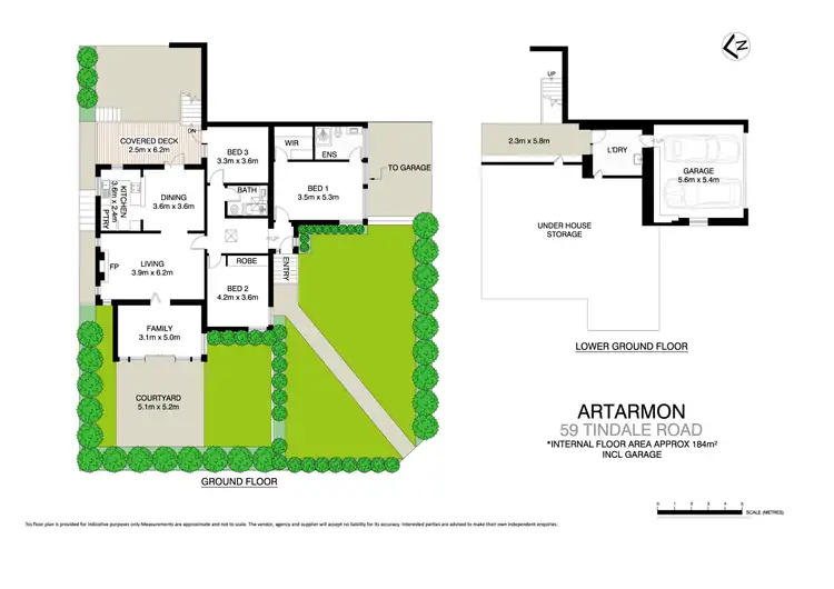 Floorplan of Homely house listing, 59 Tindale Road, Artarmon NSW 2064
