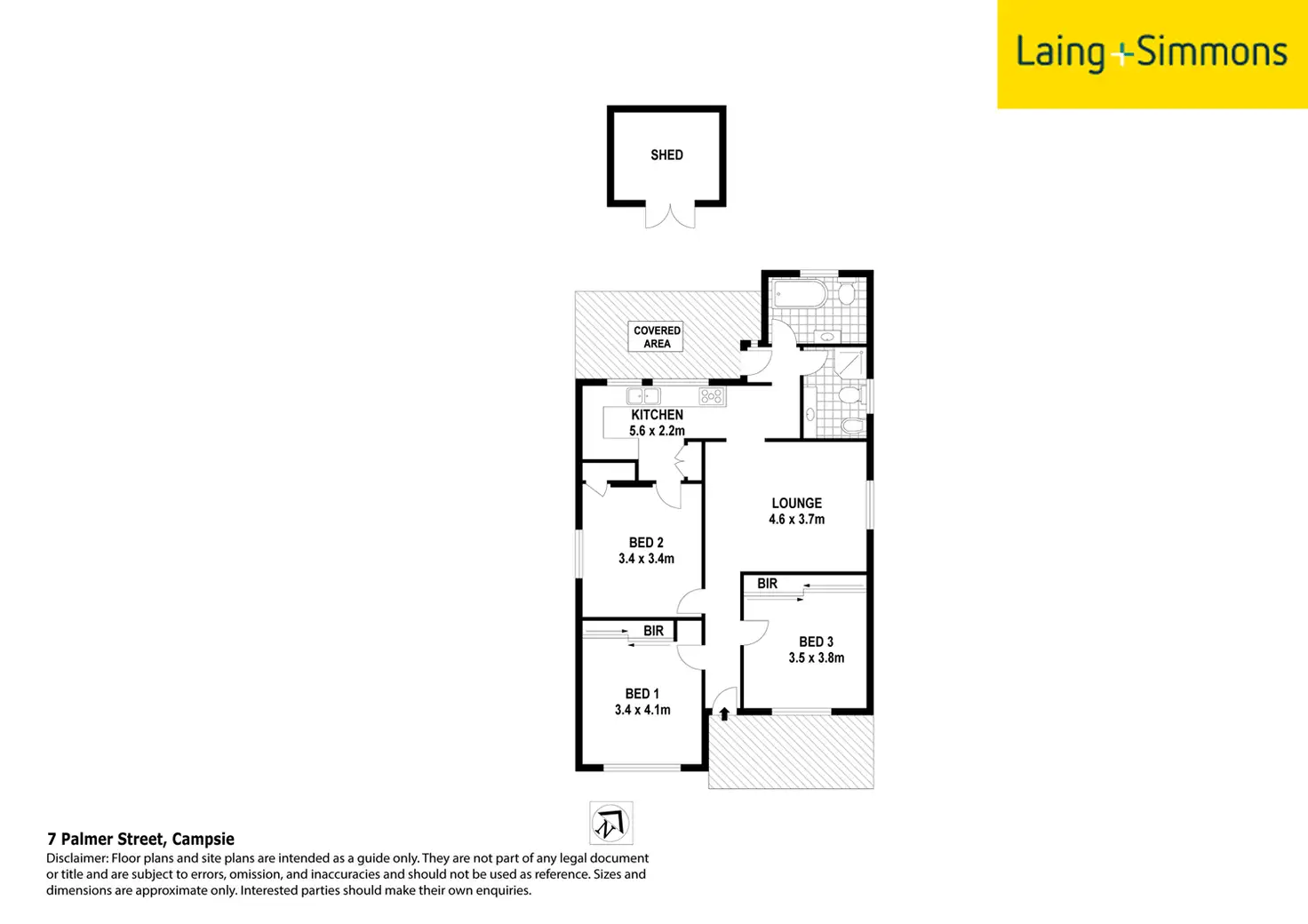 Floorplan of Homely house listing, 7 Palmer Street, Campsie NSW 2194