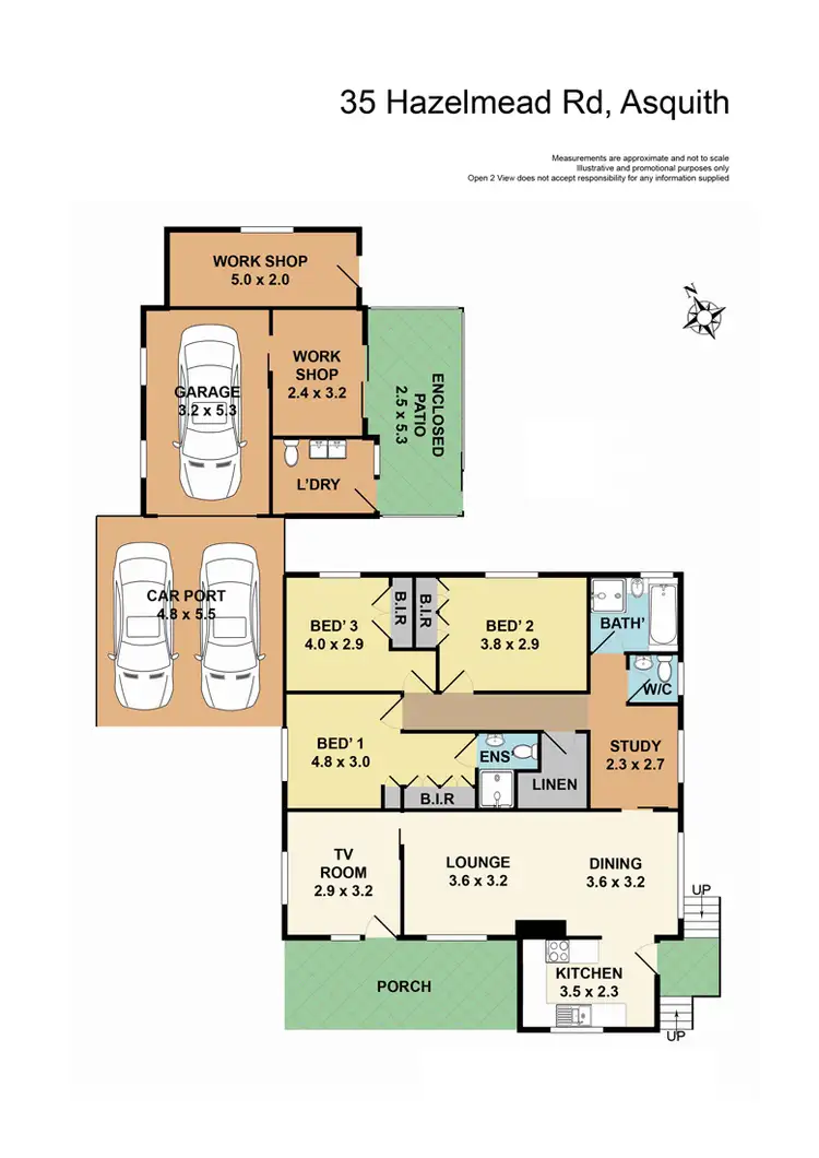 Floorplan of Homely house listing, 35 Hazelmead Road, Asquith NSW 2077