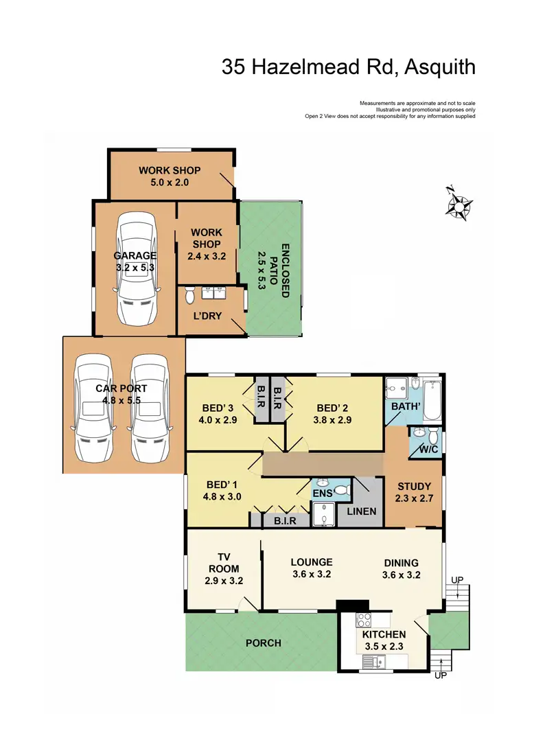 Floorplan of Homely house listing, 35 Hazelmead Road, Asquith NSW 2077
