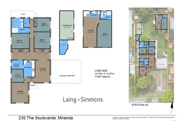 Floorplan of Homely house listing, 239 The Boulevarde, Miranda NSW 2228