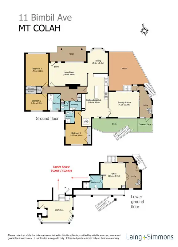 Floorplan of Homely house listing, 11 Bimbil Avenue, Mount Colah NSW 2079