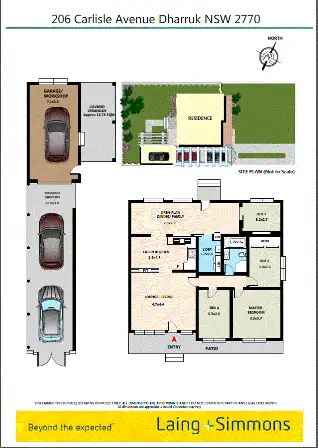 Floorplan of Homely house listing, 206 Carlisle Avenue, Dharruk NSW 2770