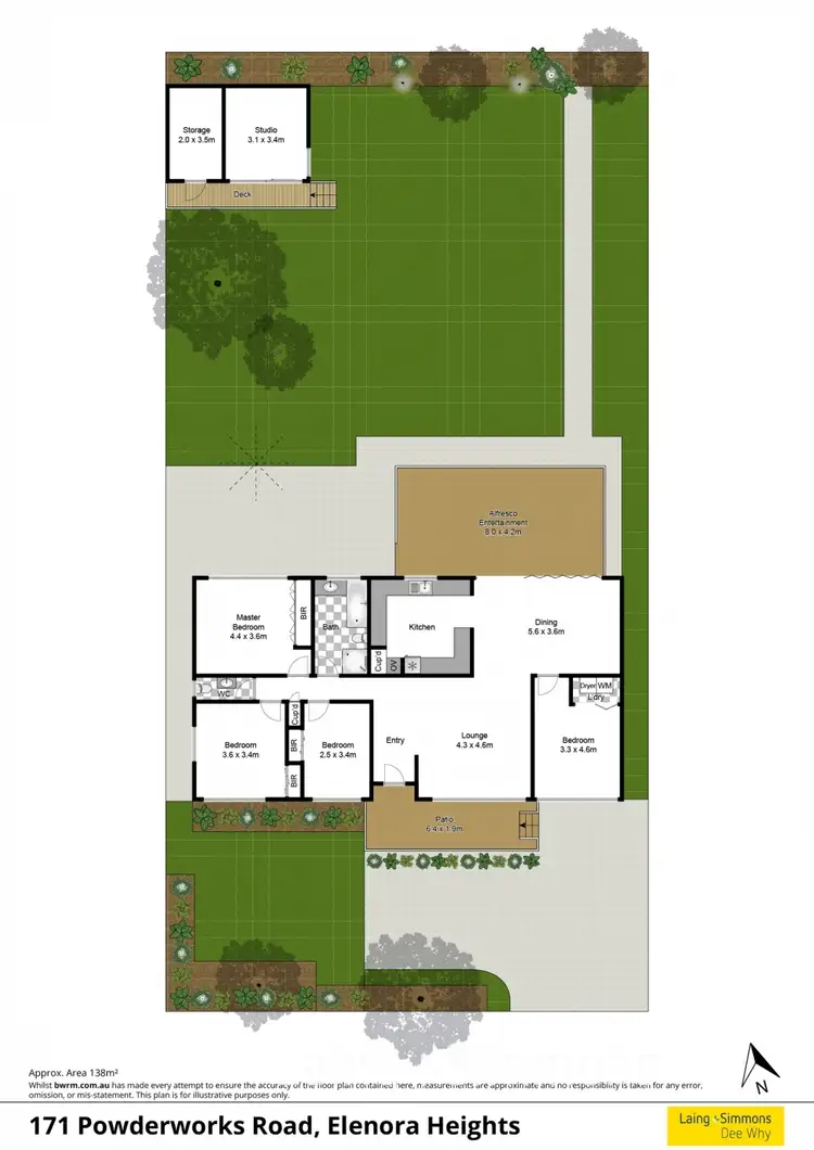 Floorplan of Homely house listing, 171 Powderworks Road, Elanora Heights NSW 2101