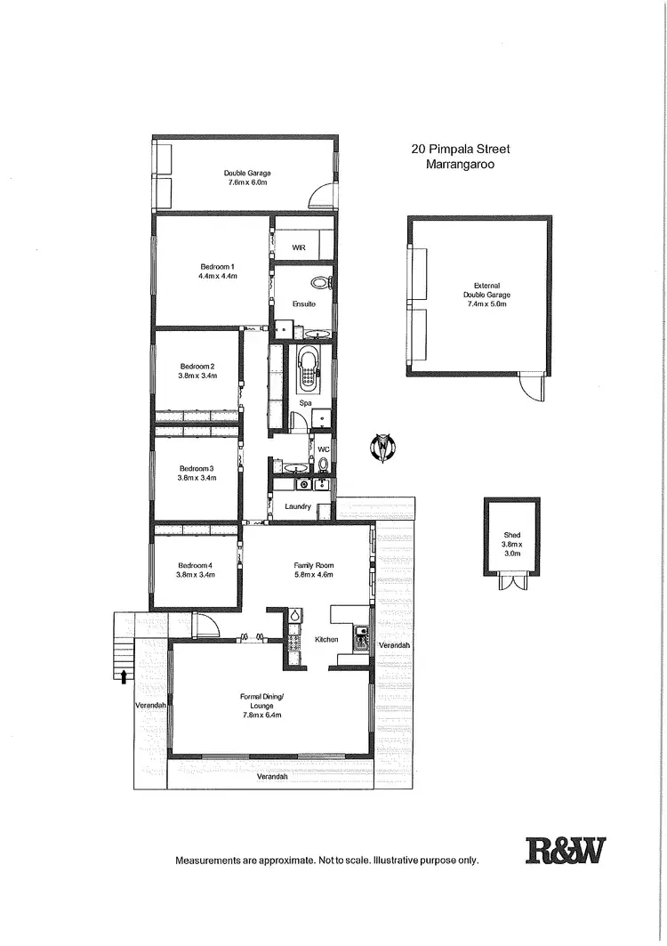 Floorplan of Homely house listing, 20 Pimpala Street, Marrangaroo NSW 2790