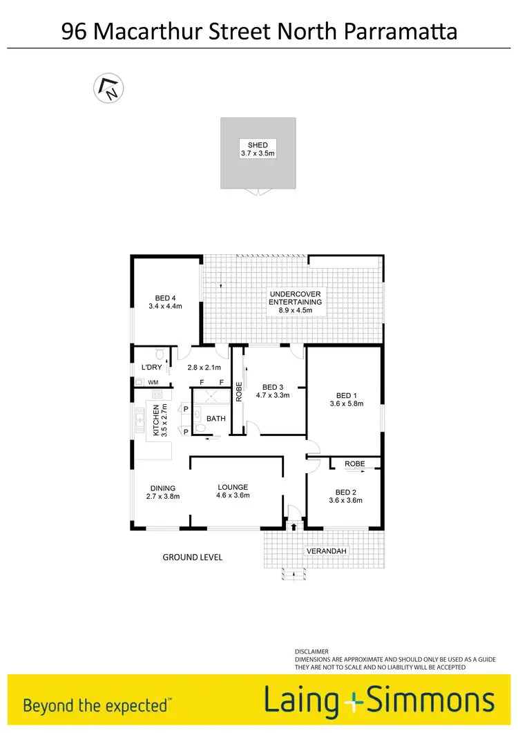 Floorplan of Homely house listing, 96 Macarthur Street, North Parramatta NSW 2151