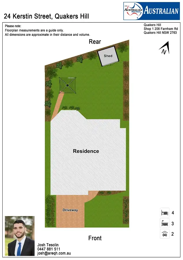 Floorplan of Homely house listing, 24 Kerstin Street, Quakers Hill NSW 2763