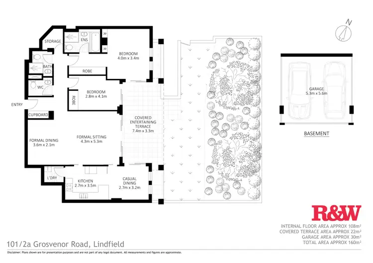 Floorplan of Homely apartment listing, 101/2A Grosvenor Road, Lindfield NSW 2070