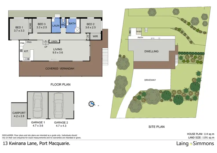 Floorplan of Homely house listing, 13 Kwinana Lane, Port Macquarie NSW 2444
