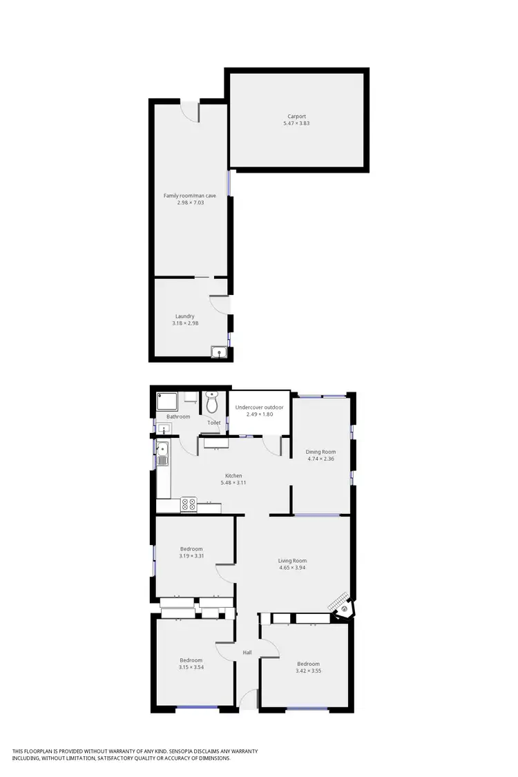 Floorplan of Homely house listing, 148 Bells Road, Lithgow NSW 2790