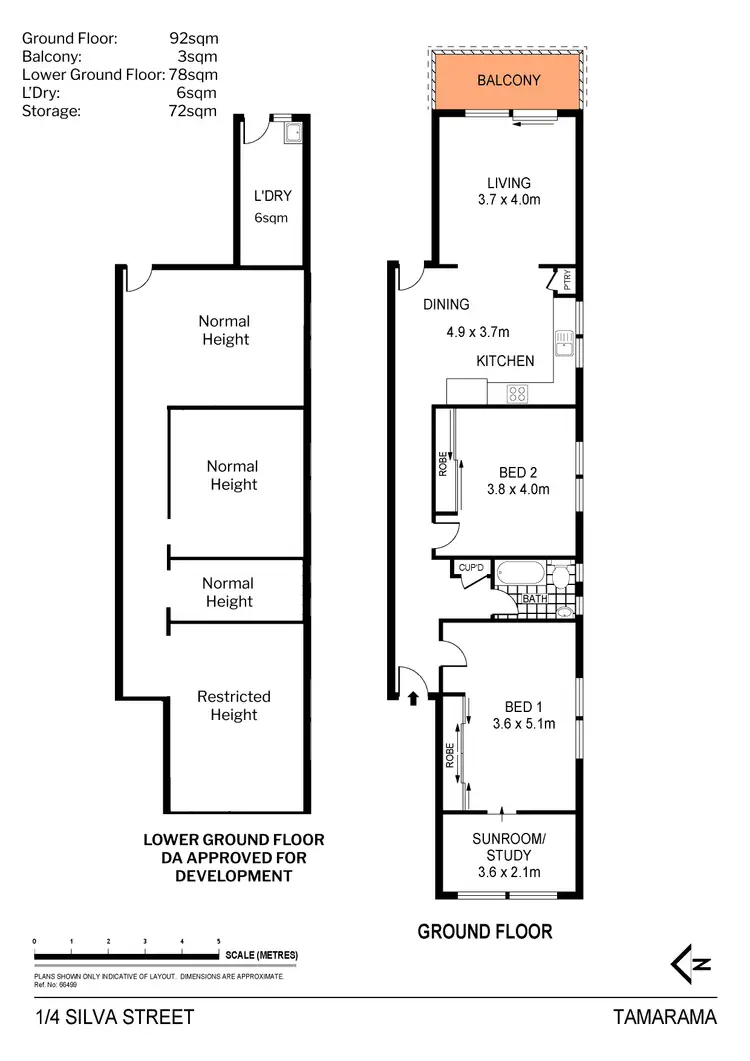 Floorplan of Homely apartment listing, 1/4 Silva Street, Tamarama NSW 2026