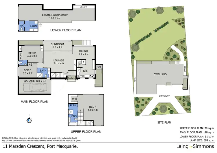 Floorplan of Homely house listing, 11 Marsden Crescent, Port Macquarie NSW 2444