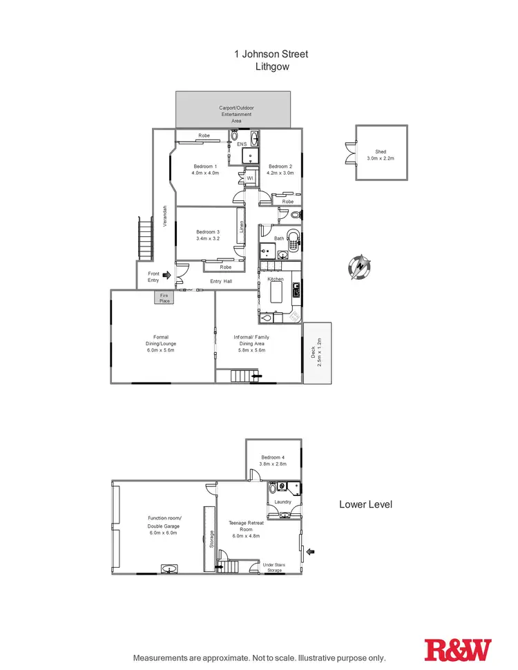 Floorplan of Homely house listing, 1 Johnson Street, Lithgow NSW 2790