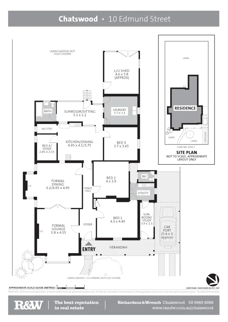 Floorplan of Homely house listing, 10 Edmund Street, Chatswood NSW 2067