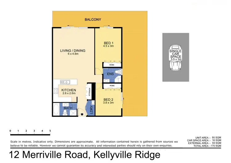 Floorplan of Homely unit listing, 29/12 Merriville Road, Kellyville Ridge NSW 2155