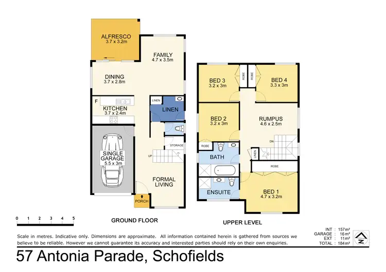 Floorplan of Homely house listing, 57 Antonia Parade, Schofields NSW 2762