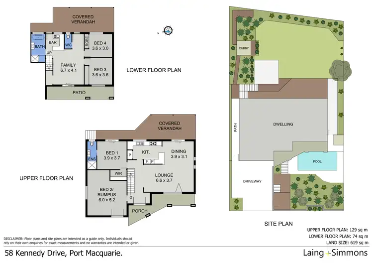Floorplan of Homely house listing, 58 Kennedy Drive, Port Macquarie NSW 2444