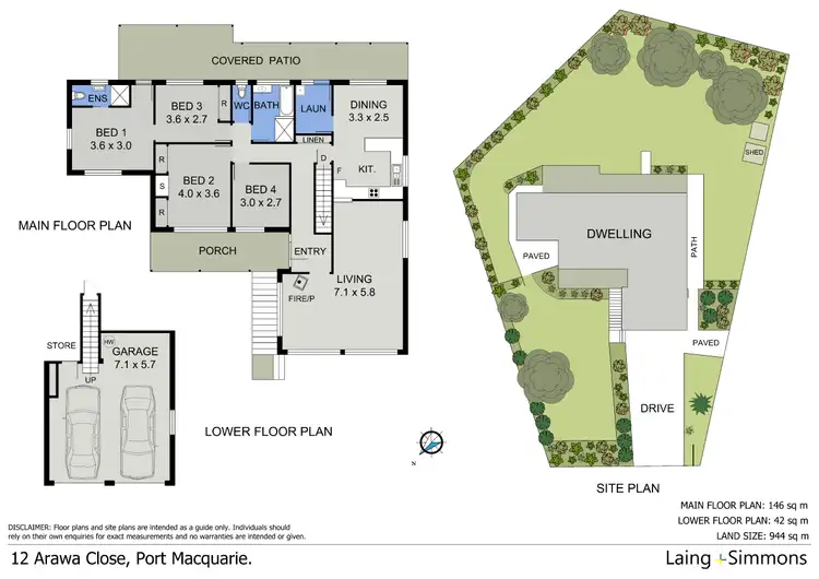 Floorplan of Homely house listing, 12 Arawa Close, Port Macquarie NSW 2444