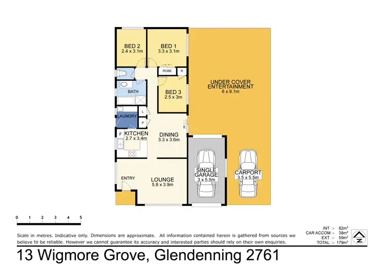 Floorplan of Homely house listing, 13 Wigmore Grove, Glendenning NSW 2761