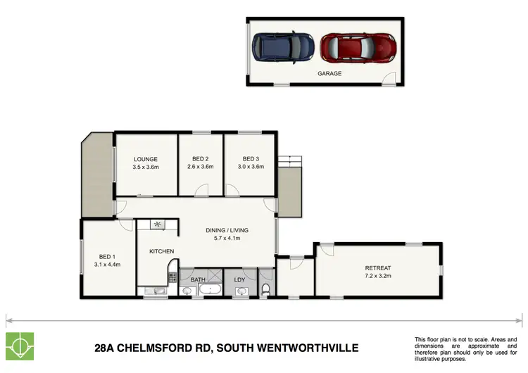 Floorplan of Homely house listing, 28A Chelmsford Road, South Wentworthville NSW 2145