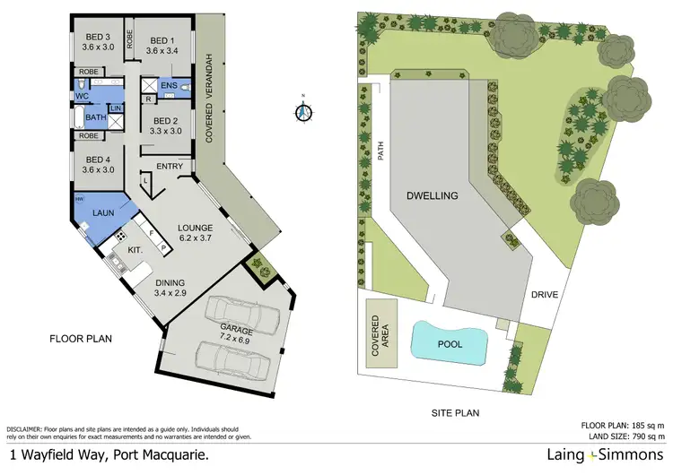 Floorplan of Homely house listing, 1 Wayfield Way, Port Macquarie NSW 2444