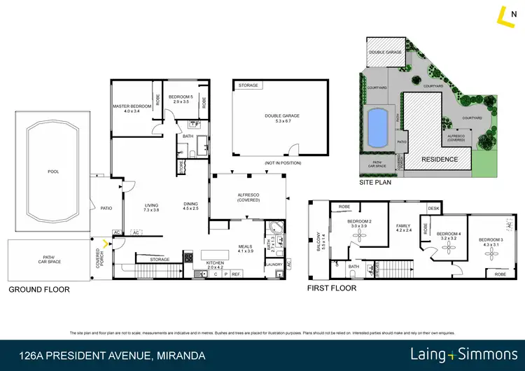 Floorplan of Homely house listing, 126A President Avenue, Miranda NSW 2228