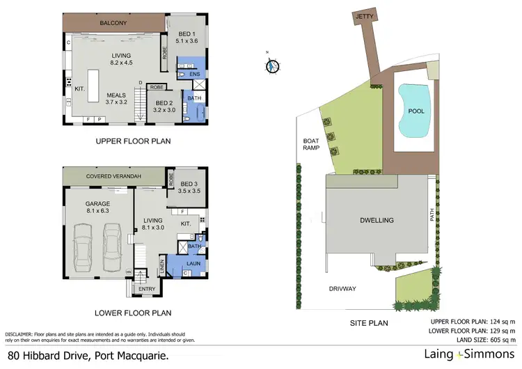 Floorplan of Homely house listing, 80 Hibbard Drive, Port Macquarie NSW 2444