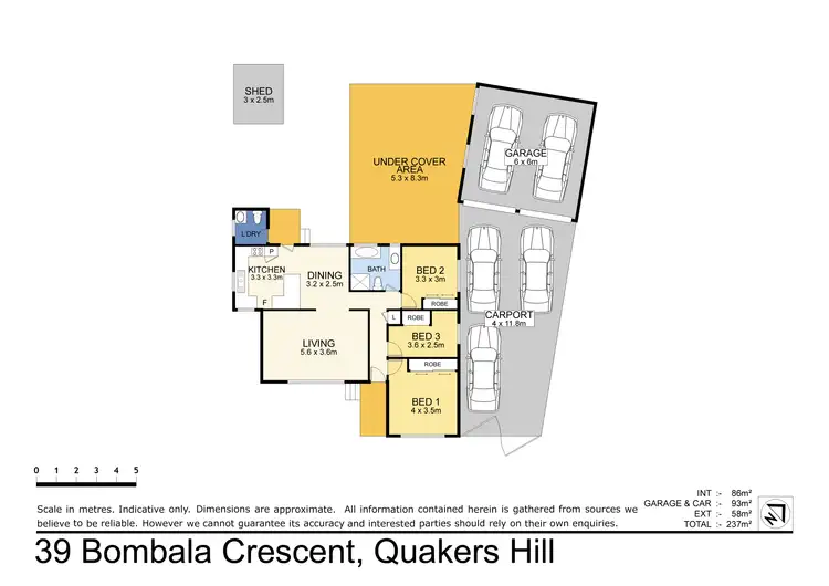 Floorplan of Homely house listing, 39 Bombala Crescent, Quakers Hill NSW 2763
