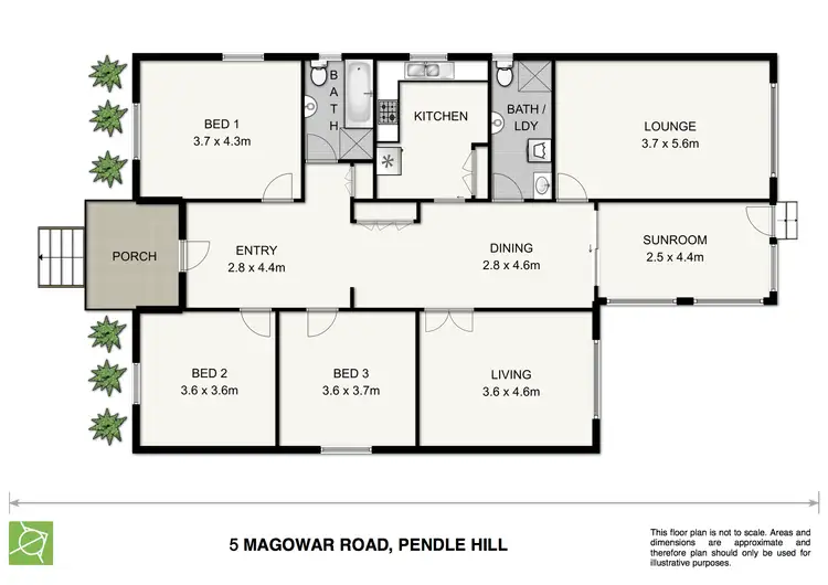 Floorplan of Homely house listing, 5 Magowar Road, Pendle Hill NSW 2145