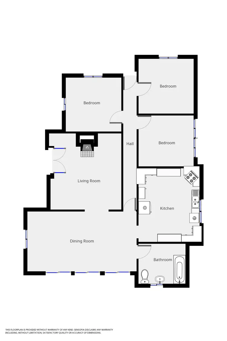 Floorplan of Homely house listing, 134 Macauley Street, Lithgow NSW 2790