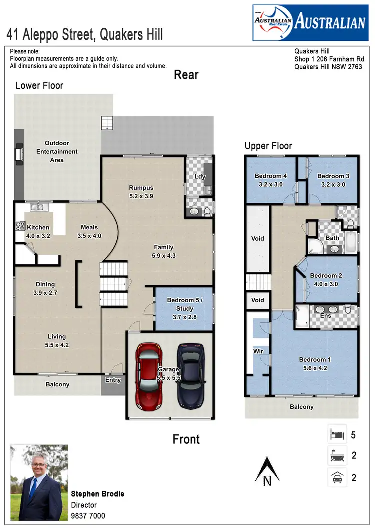 Floorplan of Homely house listing, 41 Aleppo Street, Quakers Hill NSW 2763